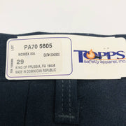 Topps PA705605 Trouser Flame Resistant 29x36 Nomex IIIA 4.5oz Navy Blue NWT 2