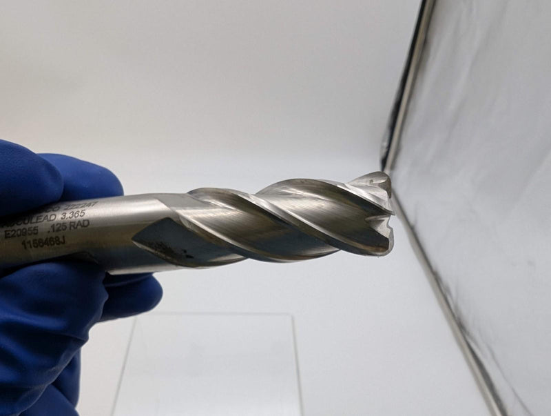 Fastcut 3/4" End Mill 4 Flute .125 RAD 3/4" Shank 1-5/8" LOC 3-7/8" OAL HSSCO 3