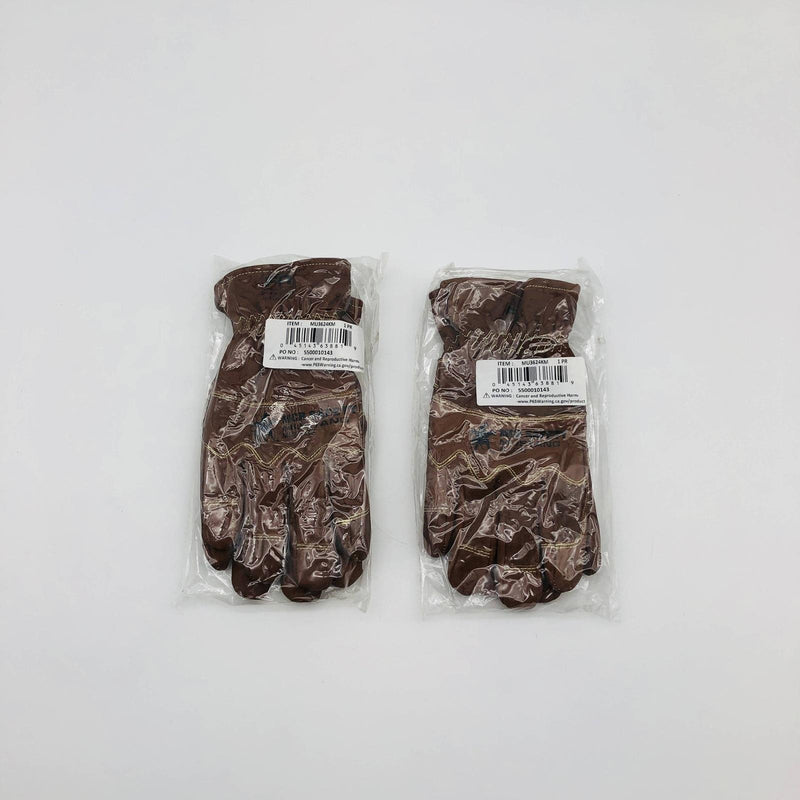 MCR Safety MU3624KM Driver Glove Medium Goat Grn Dbl Palm Lined Wing Thumb 2 Prs 5