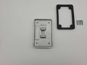 Crouse-Hinds DS32G Toggle Switch Cover Flush Mount w/ Gasket Cast Iron 4