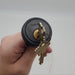 Schlage Rim Cylinder E2175 Matte Black 3/4"L 4" OAL 5 Pin C Keyway Keyed Diff 1