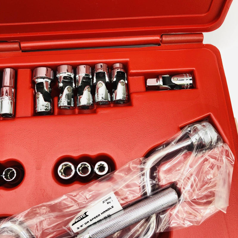 Stanley Proto J52138 Socket Set Combination 3/8 Drive 12PT Imperial 33PC 10