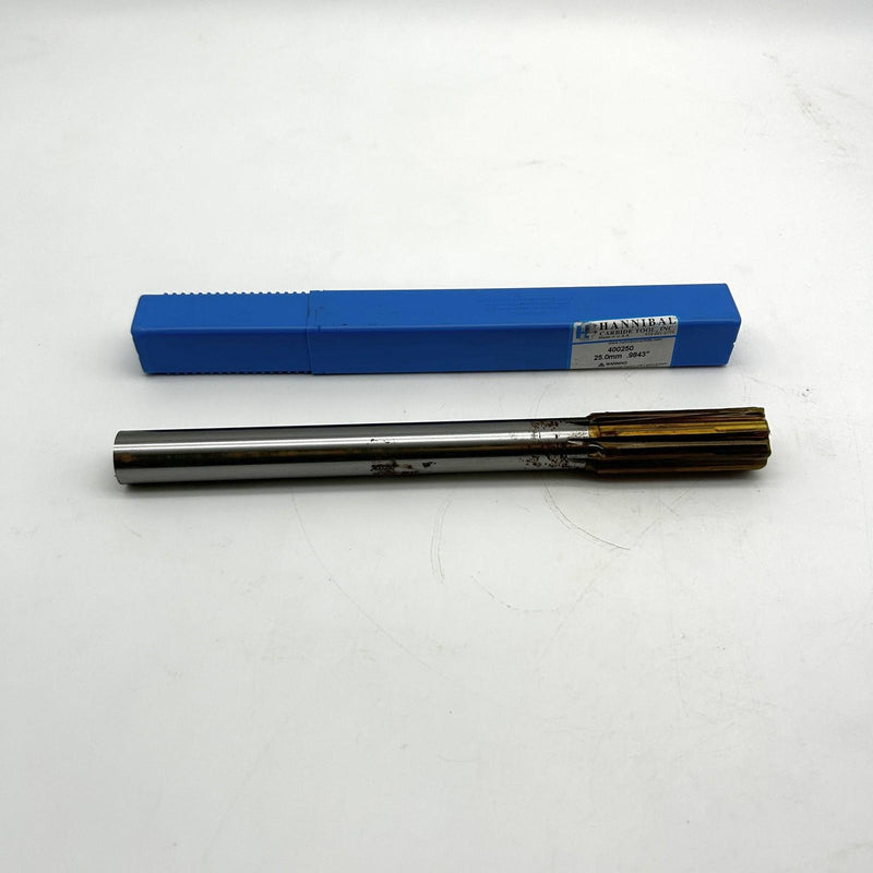 Hannibal 400250 Reamer Straight Shank and Flute Type 400 0.9843/25mm 7/8 Shank