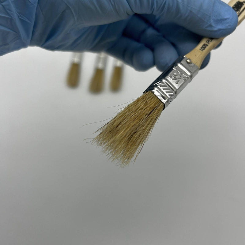 10pk Osborn 70150 Varnish Paint Brush Bristle Wood 1/2 BS X 1/4” Th X 1-3/4” Trm 6