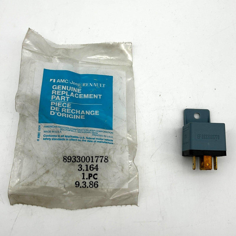 AMC Jeep 33001778 Relay for Fog Lamps OEM NOS 1986 Jeep Open