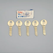 5x Yale RN11 C4L Key Blanks Nickel Silver C4L Keyway 6 Pin 3