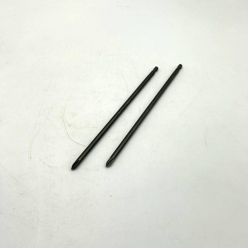 Apex SD-2052-9 Power Screwdriver Bit #2 Pointed Philips 1/4 Male Hex Lot of 2