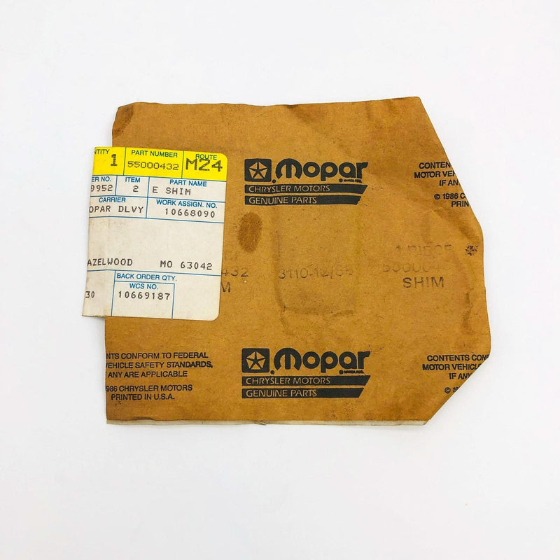 Mopar 55000432 Shim for Lift Door Hinge OEM NOS 1988-90 Jeep Cherokee Wagoneer 3