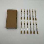 12pk Osborn 70150 Varnish Paint Brush Bristle Wood 1/2 BS X 1/4” Th X 1-3/4” Trm 9