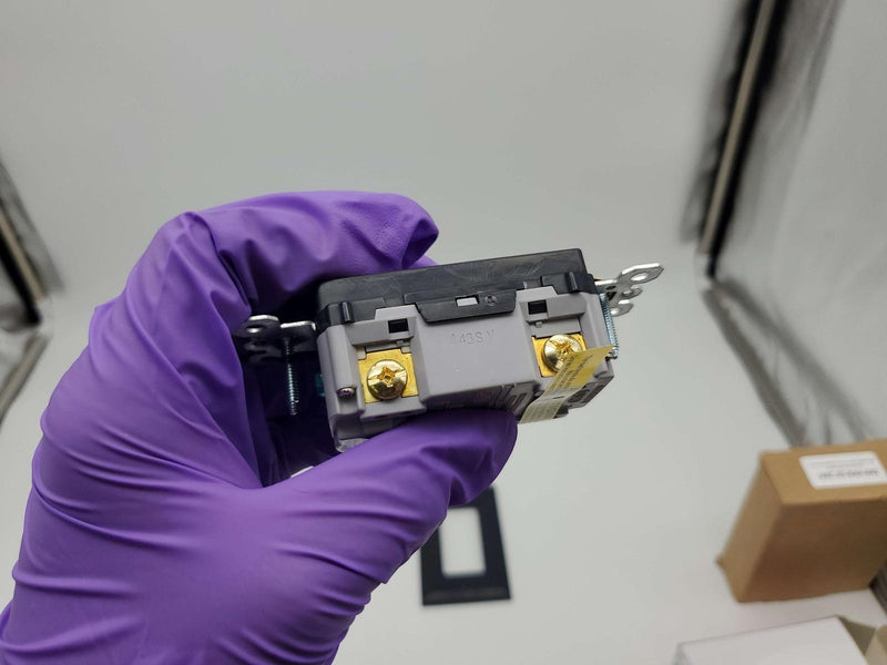 Legrand Radiant 1597BK GFCI Receptacle Duplex 15A 125V Self Testing Black 5