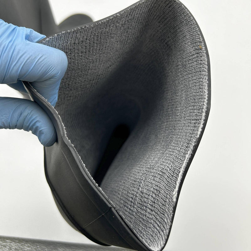 Honeywell Servus 18821 Steel Toe Rubber Boot Size 6 Waterproof Black Knee 16"