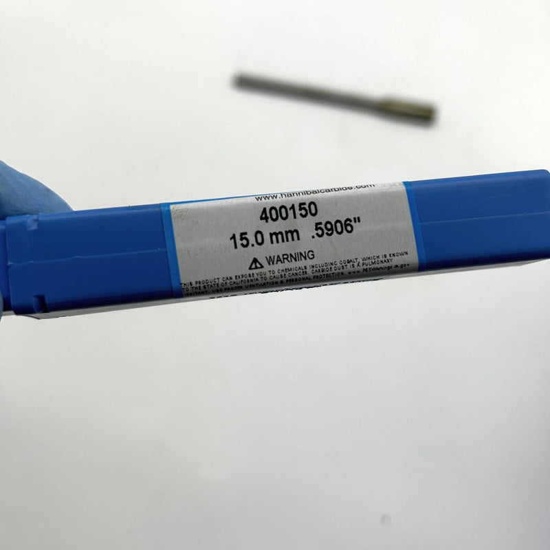 Hannibal 400150 Reamer Straight Shank and Flute Type 400 0.5906/15mm 7/16 Shank