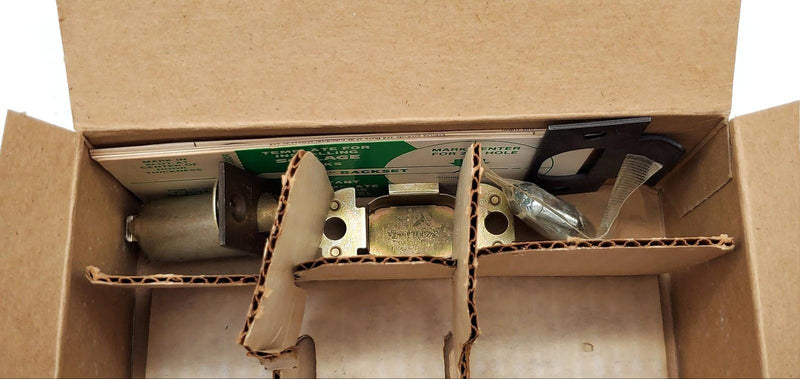 Schlage Door Knob Passage Latch Oil Rubbed Bronze Tulip 2-3/4" Backset A10S TUL 6