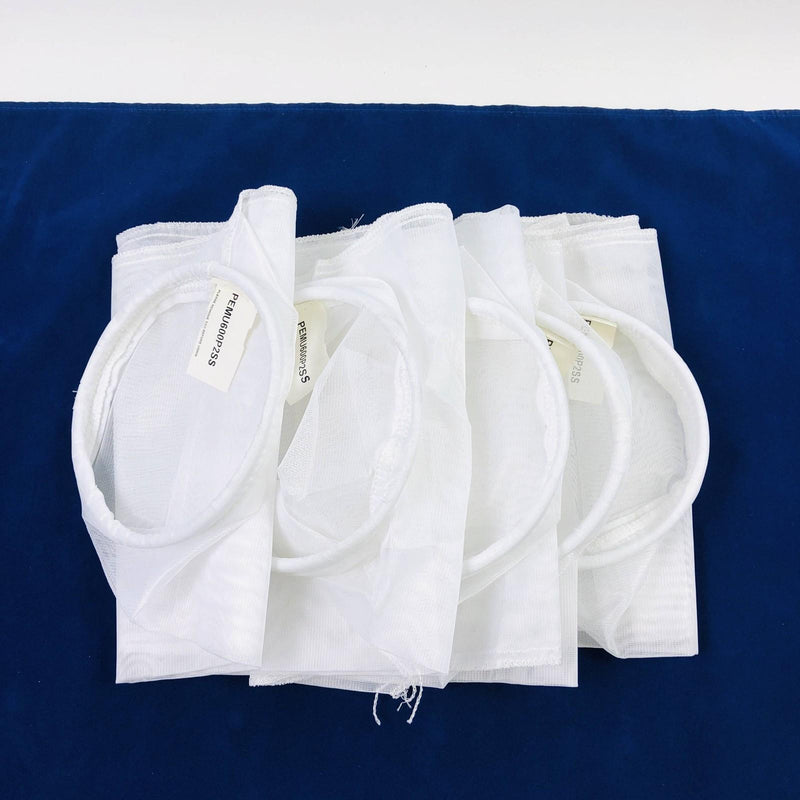 Midwest PEM-600-P2S-SS Filter Sock Bag Mesh 7"x32" 600 Micron Steel Ring 5pk 11