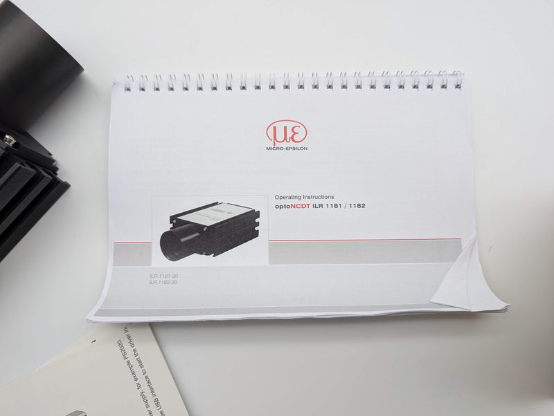 Micro-Epsilon optoNCDT ILR 1182-30(02) Laser Distance Sensor 0.1-30m RS232