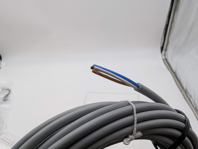 Pepperl+Fuchs V1-G-10M-PUR 10M Cable Assembly M12 Female to Bare Wire 3