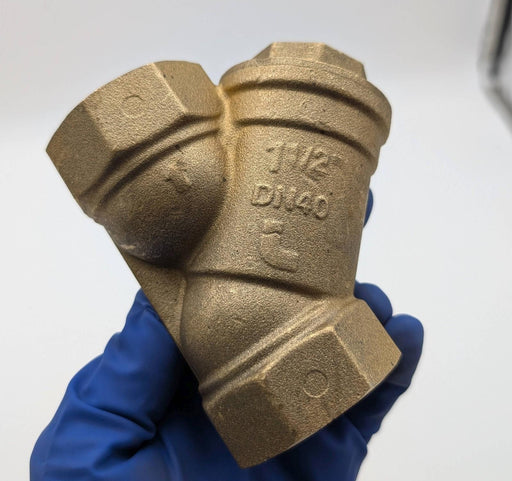 iTap 1-1/2" DN40 Y Strainer Inline PN20 NPT Female Thread CW617N Brass 290 PSI 1