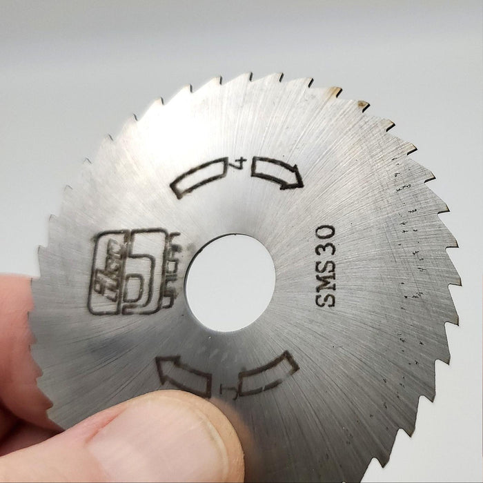 Ilco SMS30 Key Cutting Wheel Slotter Type 2-3/8"D x .030"T x 1/2" Hole HSS OEM 3