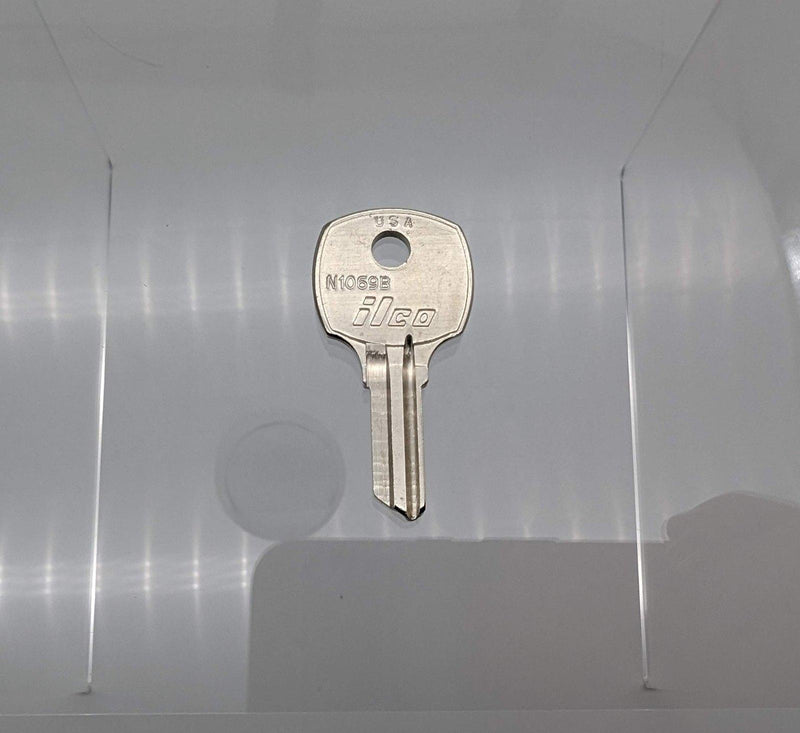 10x Ilco N1069B Key Blanks for National D8786 Nickel Plated 1