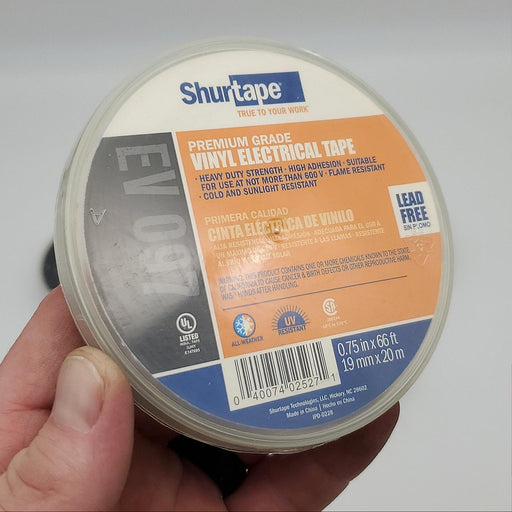 Shurtape Electrical Tape 8.5 Mil 3/4" x 66 Feet Premium Grade EV 97 5 Rolls 2