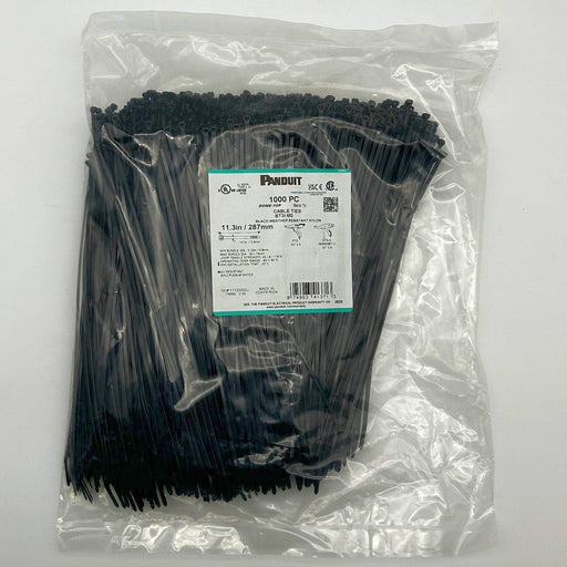 Panduit BT3I-M0 Cable Tie Dome Top Barb Ty 11.3in Blk Wea Res Nylon 40lb 1000/pk 1