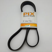 Pix K100731 Belt X Power 1-3/8" Width 73-9/16" Length 10 Rib 1