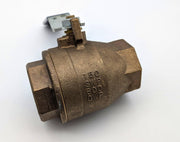 Nibco T-585-70 Ball Valve 2" NPT Bronze Lever Handle Bubble Tight 600 PSI 1