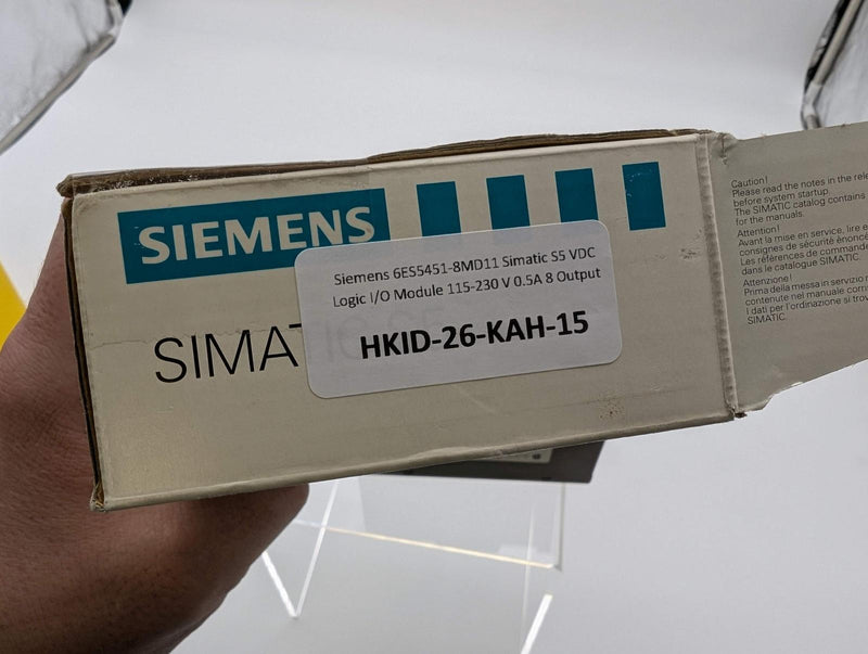 Siemens 6ES5451-8MD11 Simatic S5 VDC Logic I/O Module 115-230 V 0.5A 8 Output 6