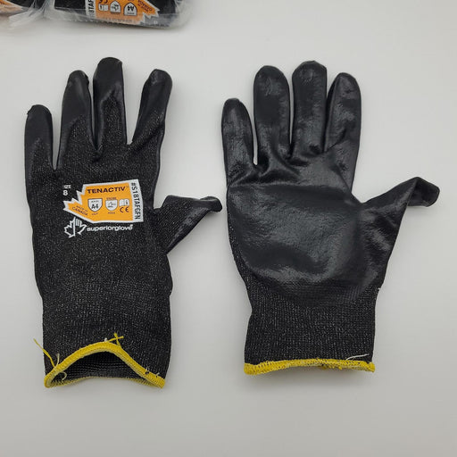 TenActiv ESD A4 Cut Resistant Gloves Medium Nitrile Dipped S18TAFGFN 3 Pairs 2