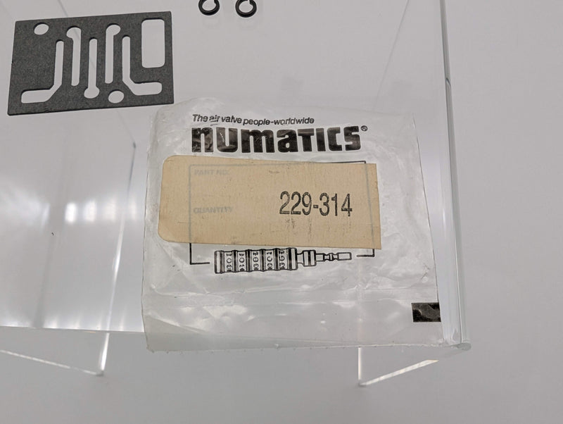 Numatics 229-314 Blank Station Plate Kit Mark 7 Pneumatic Valve Manifold OEM