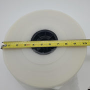 Poly Tubing 4" 2 Mil 1500ft Reel 1.125" Arbor Hole Clear 1 Roll Berry Global 4