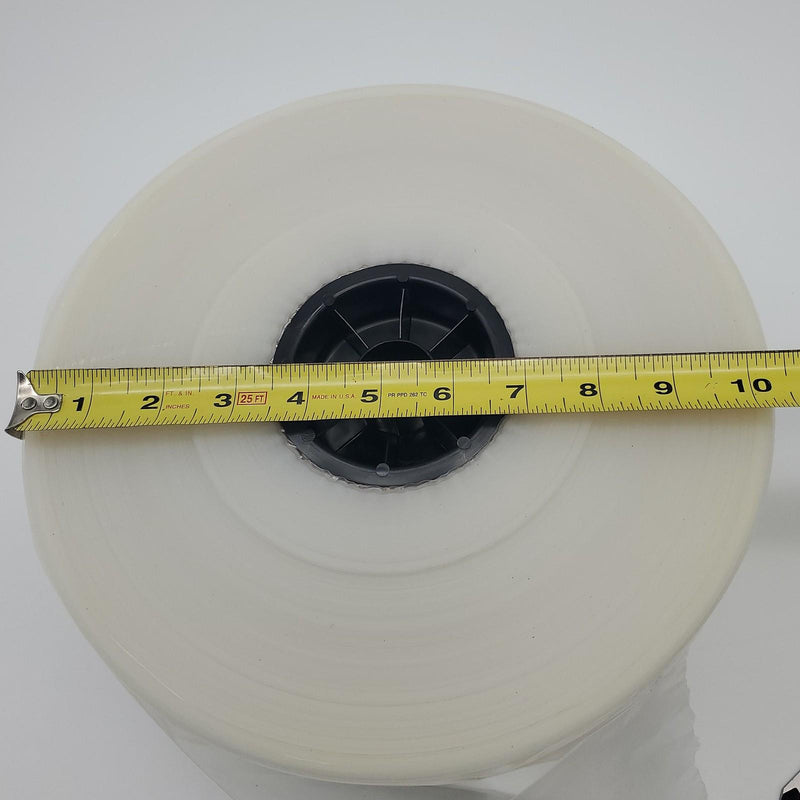 Poly Tubing 4" 2 Mil 1500ft Reel 1.125" Arbor Hole Clear 1 Roll Berry Global 4