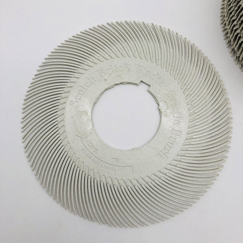 3M Scotch Brite 60457 Radial Bristle Brush Replacement Discs 6in w/ Keyways 40PK 4