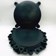 Essentra 30012A Studded Raised Face Flange Protector 12in Blck Quickfit Pk of 10 1