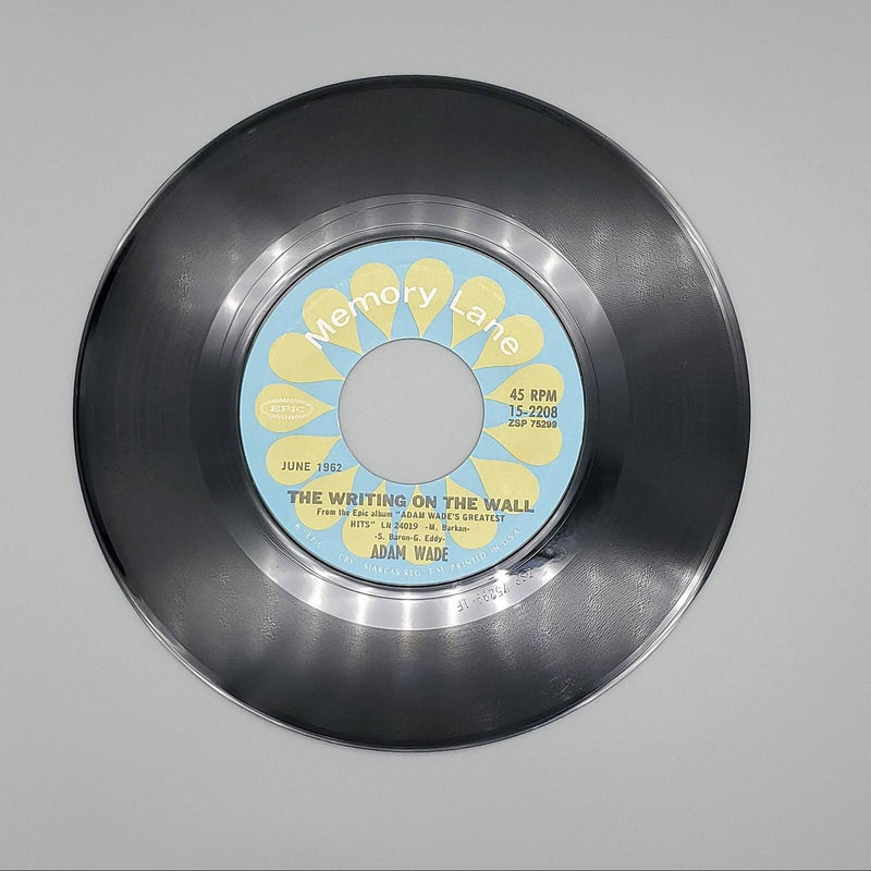 Adam Wade The Writing On The Wall / Ruby Single Record Epic 1962 15-2208 PROMO