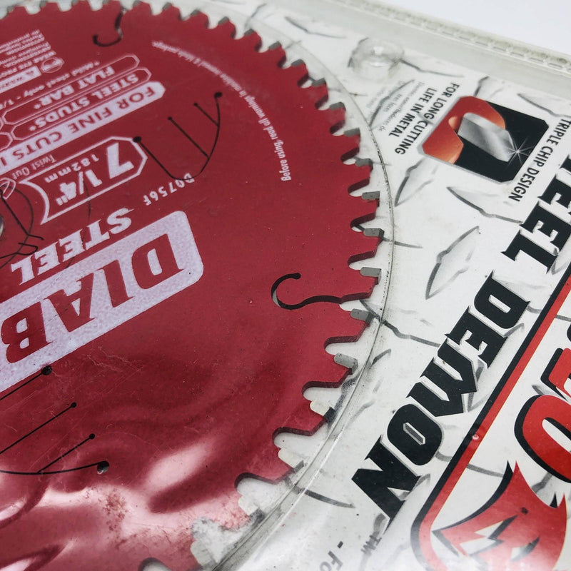 Diablo D0756F Circular Saw Blade 7-1/4" w/ 5/8" Arbor 56T Fine Cuts Thin Ferrous 6