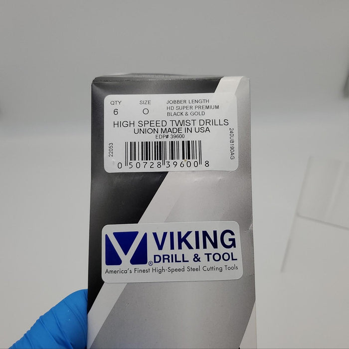 6x Viking Size O Drill Bits #39600 135 Deg Split Point HSS Jobber Length 6.5" 7