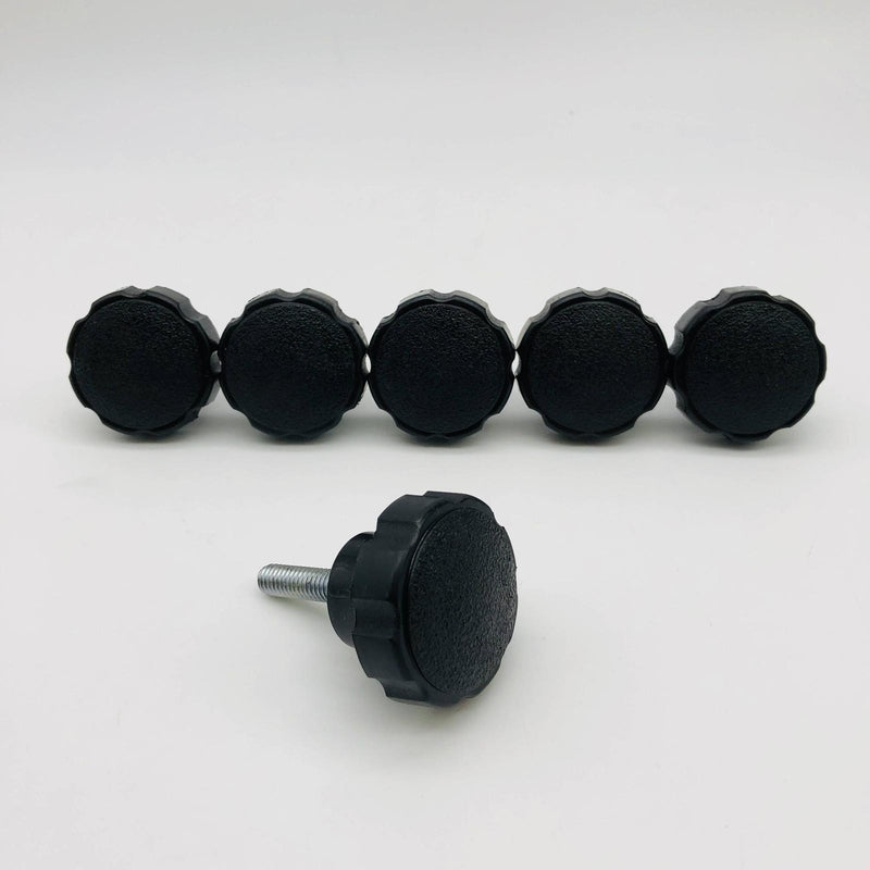Davies 4210-X Eight Lobe Clamping Knob 5/16-18 Thr 1-3/4" Dia Thermoplastic 6pcs 10