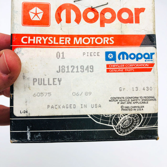 Mopar 8121949 Idler Pulley OEM NOS 81-86 Jeep CJ 5-8 Scr for Dealer Insalled AC 9