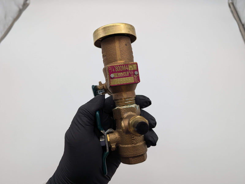 Watts 800M4QT 3/4" Pressure Vacuum Breaker Backflow Preventer Bronze 150 PSI