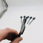 Cle-Line C17113 Power Wood Bore Bit Spade 1-1/8 x 6in Black Oxide 1823 HSS 6pk 7