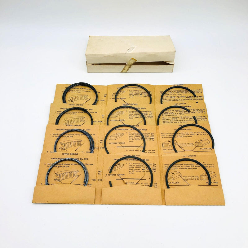 Jeep 919194 Piston Rings Standard New Old Stock NOS BC1602 Std Open 10