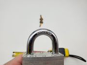 Master Lock No 15 Padlock 1-1/2" L x 0.42" D Shackle 2-1/2" Body USA Made NOS 3