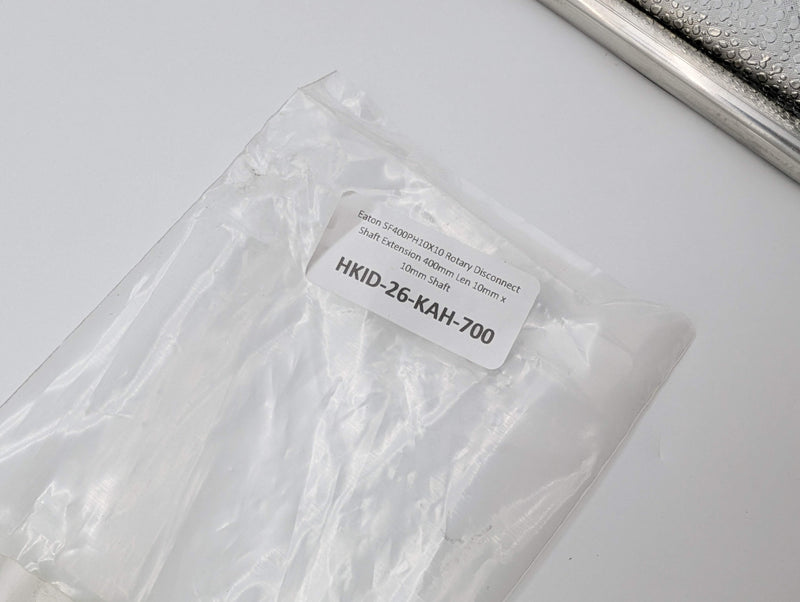 Eaton SF400PH10X10 Rotary Disconnect Shaft Extension 400mm Len 10mm x 10mm Shaft