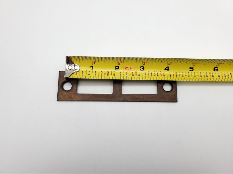 Schlage 10-072 Mortise Strike Oiled Bronze 4-7/8" H x 13/16" Lip L9000 Mortise
