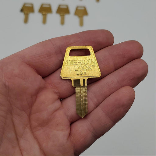 1x American Lock APTKB1 Key Blanks AK5 Keyway Brass 5 Pin NOS 1