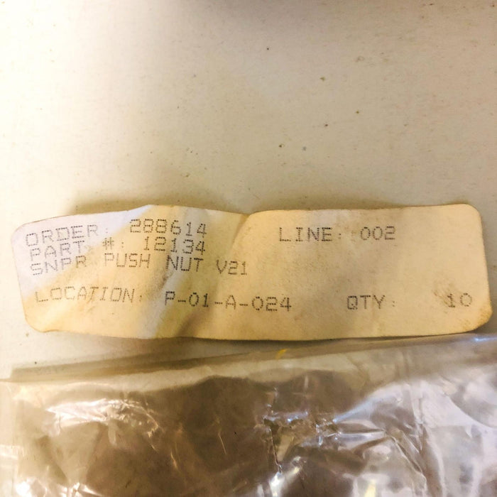 Snapper 12134 Push Nut OEM NOS Superseded to 7012134YP Made by PAL Loose 2