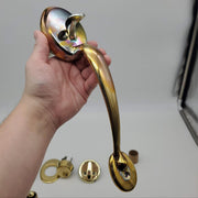 Schlage Entry Door Handlset Deadbolt & Thumbturn Brass F360V 2-3/8 to 2-3/4 BS 2