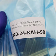 Yale FN211-GB Key Blank GB Keyway Hotel Motel Key 7-3/4 Pin Nickel Silver 3