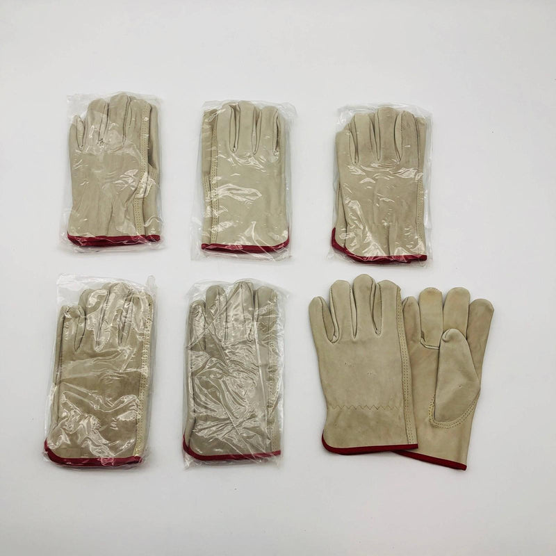 PIP 68-162 Drivers Gloves Sz Small Leather Top Grain 9711 Keystone Thumb 6 Pairs 7